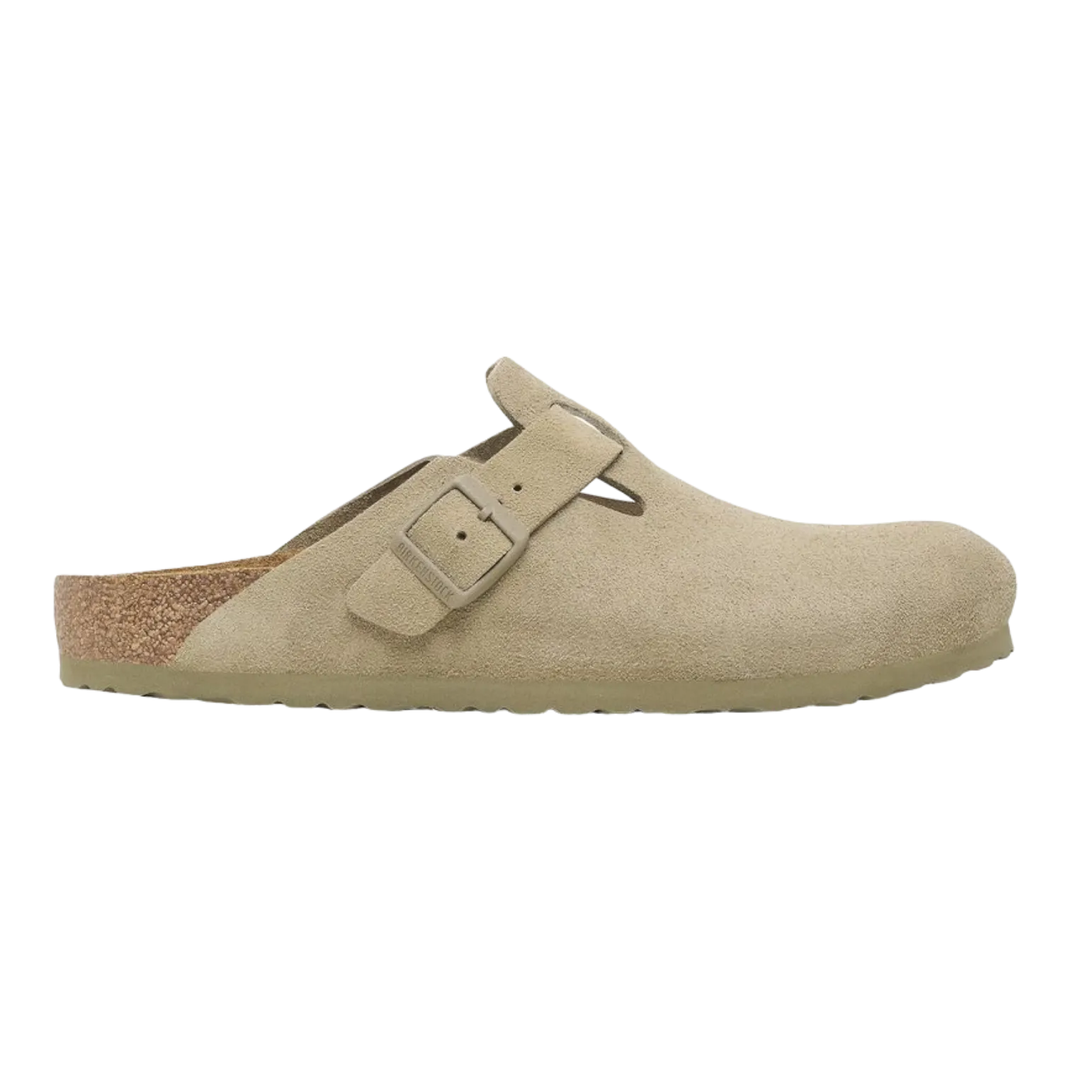 Birkenstock Boston Suede Leather Faded-Khaki 1025788