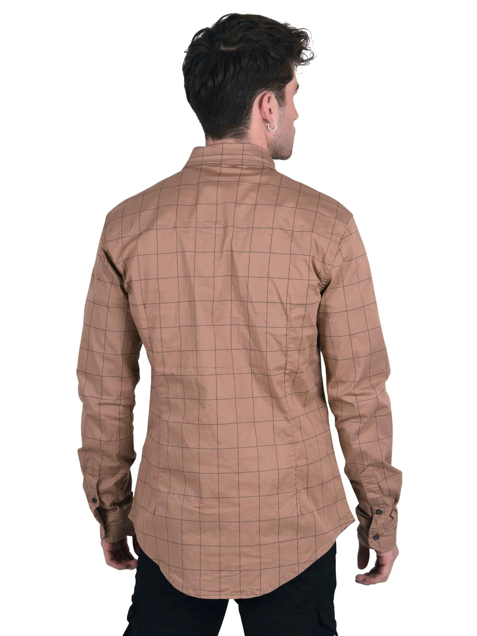 Camisa de cuadros a medida