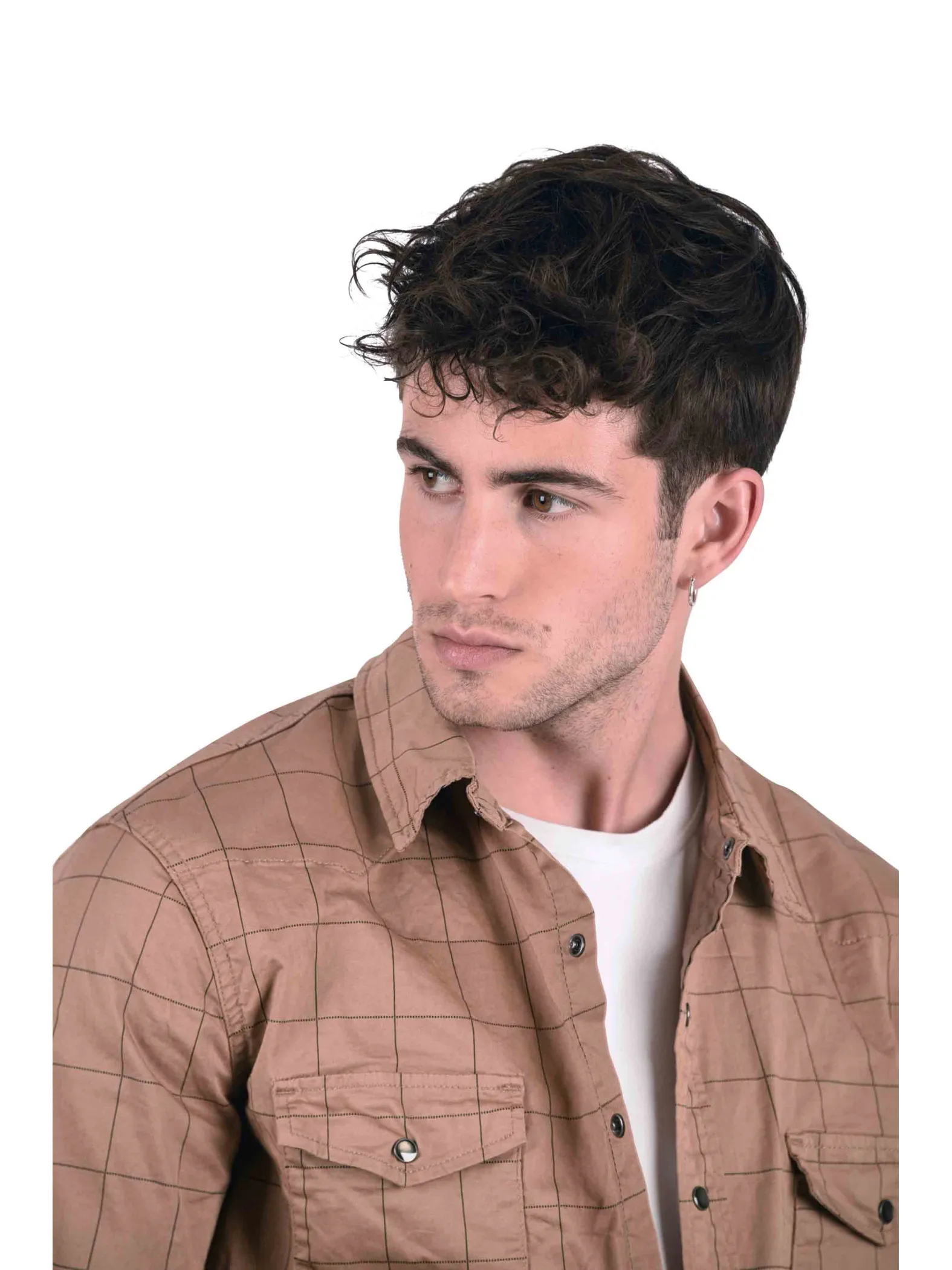 Camisa de cuadros a medida