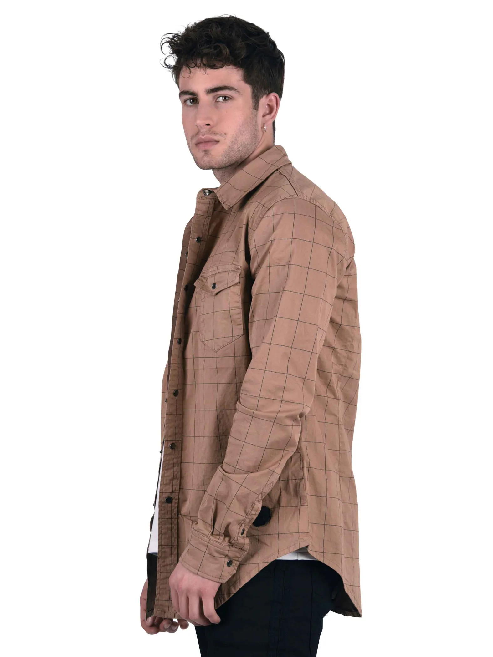 Camisa de cuadros a medida