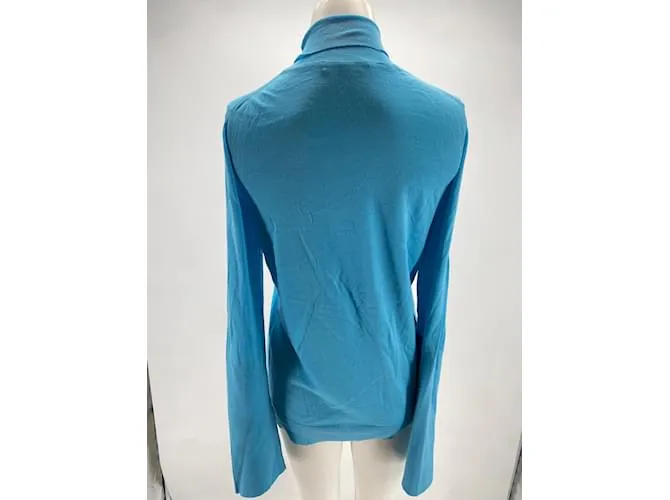 Céline Camiseta de punto CELINE.Lana M internacional Azul 