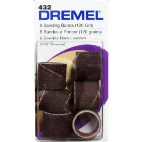 Dremel 432 Banda Lija P120 13Mm (Blister) 6Ud