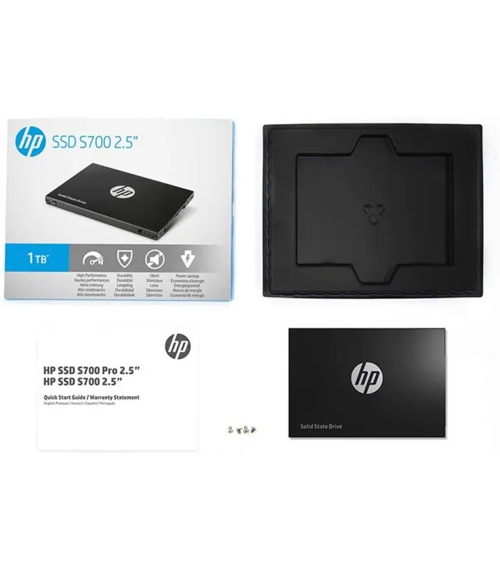 SSD HP S700 2.5" 1TB 7mm SATA 6.0 Gb/s 3D NAND R/W 561-523 MB/s 6MC15AAABL