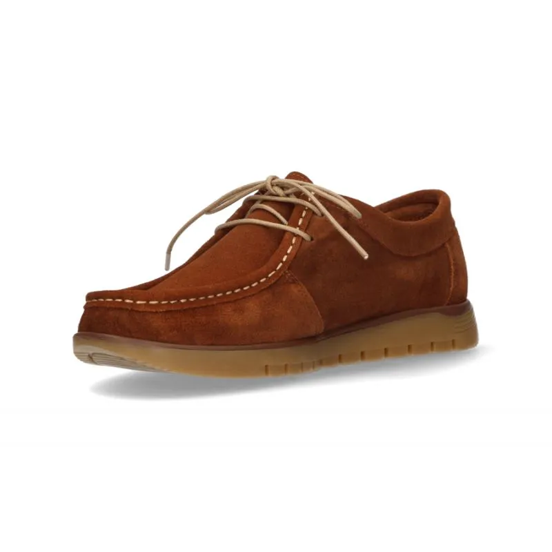 Zapato Wallabi serraje taupe